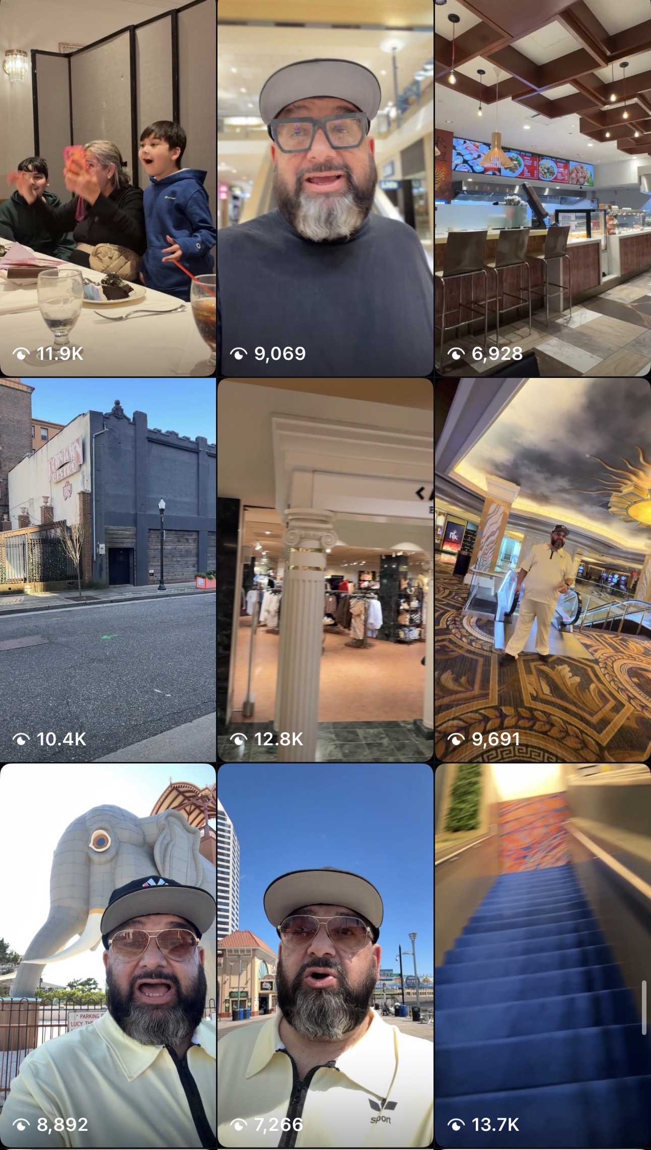 Bobby media grid screenshot